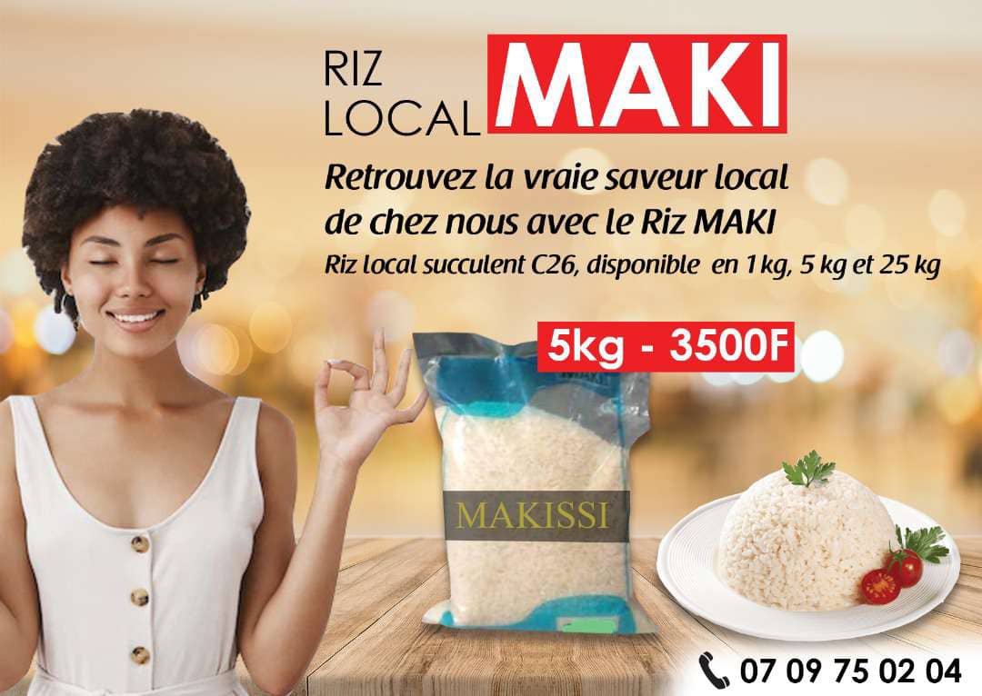 SAC DE RIZ LOCAL DE 5KG 